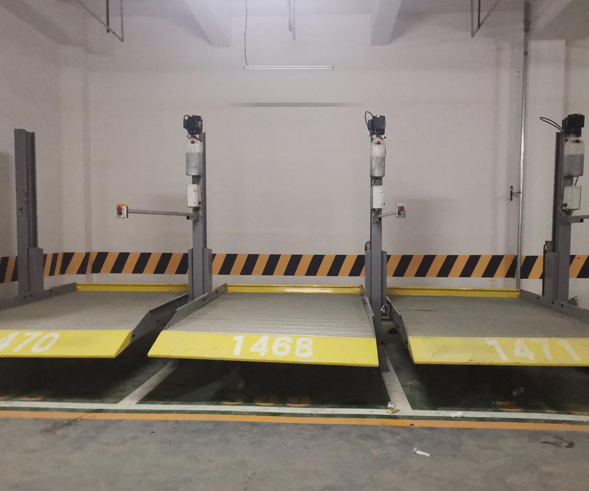 杨陵小区二层简易式机械式立体停车设备